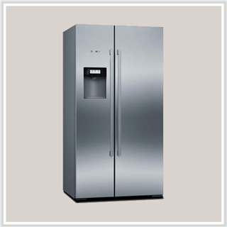 Tủ lạnh Bosch HMH.KAD92HI31  | Tủ lạnh Side by side 636L, lấy đá ngoài, cấp nước trực tiếp, mặt inox, kết nối Home Connect Series 8